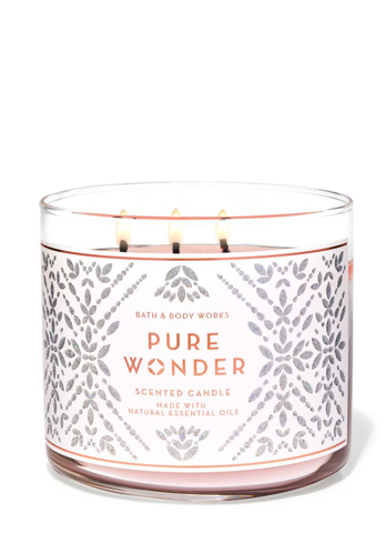 Ароматизована свічка на 3 гноти Bath & Body Works Pure Wonder KVX013 фото