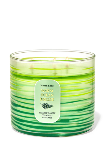 Ароматизована свічка на 3 гноти Bath & Body Works Warm Ocean Breeze KV1088 фото