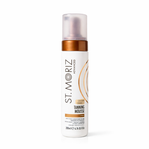 Автобронзант-мус для світлої шкіри St.Moriz Advanced Colour Correcting Tanning Mousse Light 00962 фото