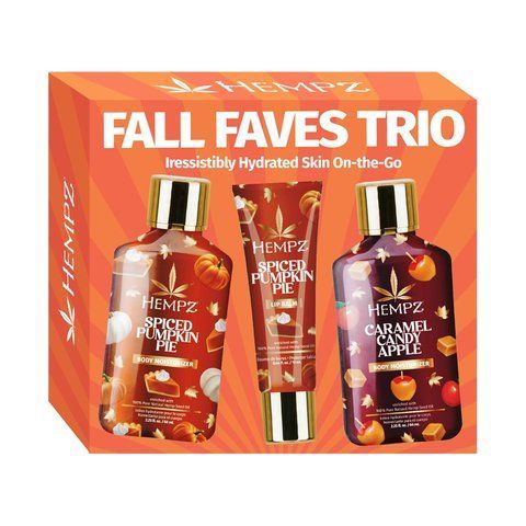 Міні-набір косметичних засобів Hempz Fall Faves Trio Lotion & Lip Balm Set 05366 фото