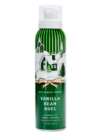 Лосьйон для тіла пінний з шимером Bath & Body Works Vanilla Bean Noel 02240 фото