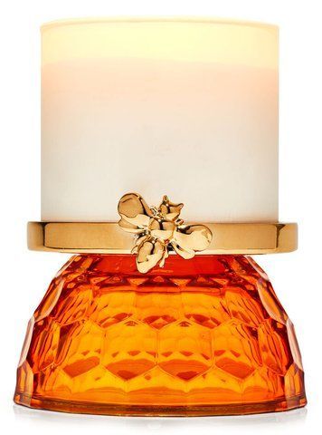 Тримач для свічки на 3 гноти Bath & Body Works Honeycomb KV2214 фото
