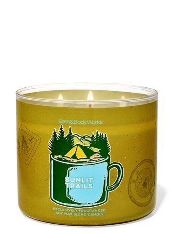 Ароматизована свічка на 3 гноти Bath & Body Works Sunlit Trails 04423 фото