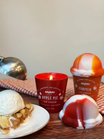 Ароматизована свічка на 1 гніт DW Home Apple Pie Ice Cream 05175 фото