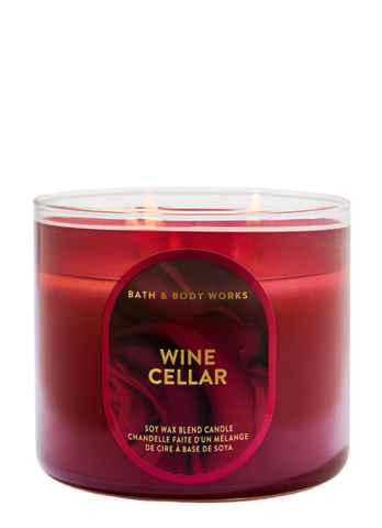 Ароматизована свічка на 3 гноти Bath & Body Works Wine Cellar 05327 фото