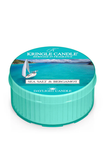 Ароматизована міні-свічка на 1 гніт Kringle Candle Sea Salt & Bergamot 03306 фото