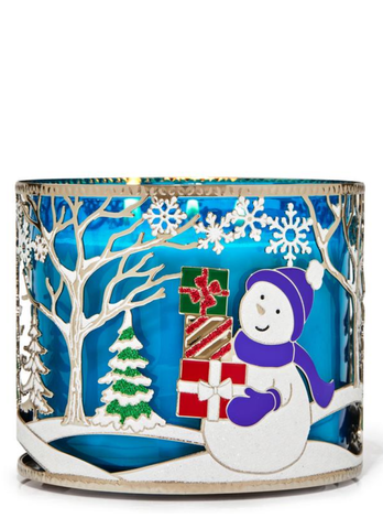 Тримач для свічки на 3 гноти Bath & Body Works Holiday Snowman 03434 фото