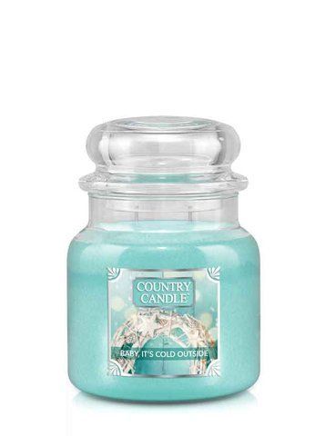 Ароматизована свічка на 2 гноти Kringle Candle Baby It's Cold Outside 03945 фото