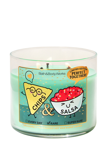 Ароматизована свічка на 3 гноти Bath & Body Works Chips & Salsa 04791 фото