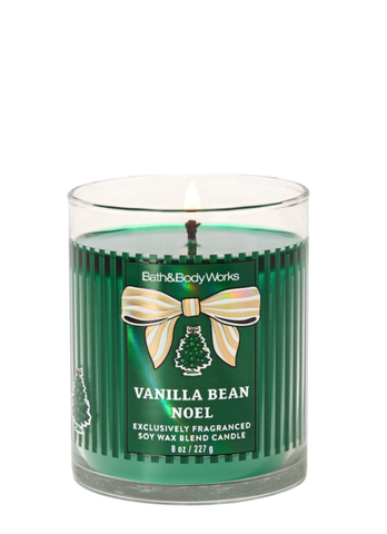 Ароматизована свічка на 1 гніт Bath & Body Works Vanilla Bean Noel 02027 фото