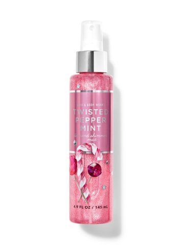 Міст для тіла з шимером Bath & Body Works Twisted Peppermint KV1478 фото