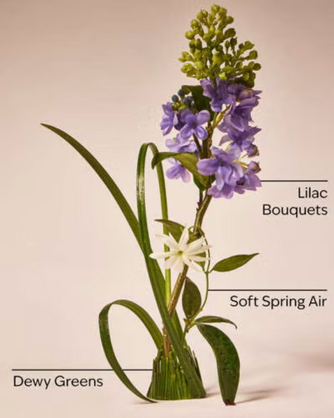 Ароматизована свічка на 1 гніт Bath & Body Works Fresh Cut Lilacs 00419 фото