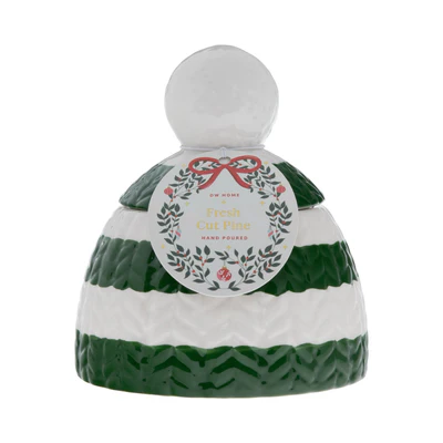 Ароматизована свічка на 2 гноти DW Home Fresh Cut Pine | Ceramic 05132 фото