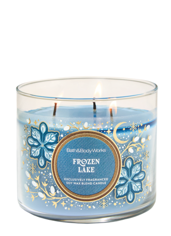 Ароматизована свічка на 3 гноти Bath & Body Works Frozen Lake 00447 фото