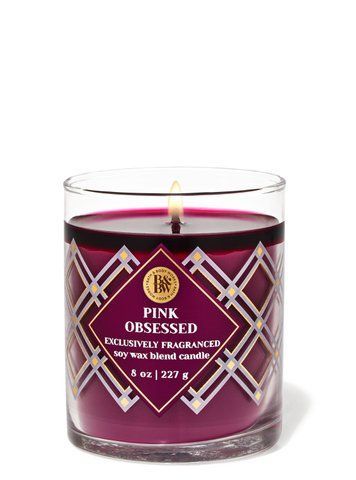 Ароматизована свічка на 1 гніт Bath & Body Works Pink Obsessed 04107 фото