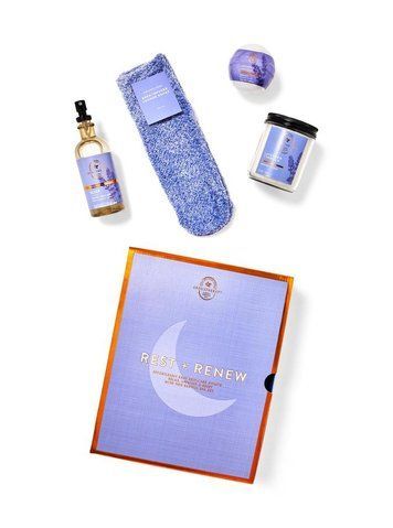 Подарунковий набір Bath & Body Works Aromatherapy Rest + Renew Spa Gift Set Sleep: Lavender + Vanilla KV1943 фото