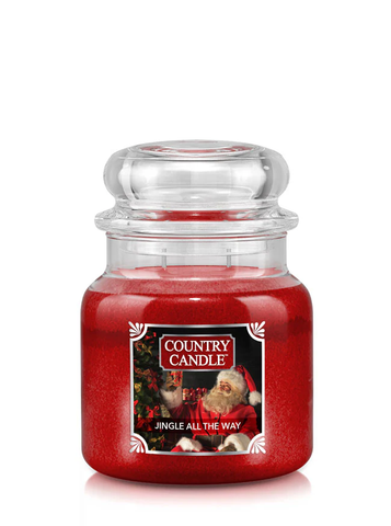 Ароматизована свічка на 2 гноти Kringle Candle Jingle All the Way 03954 фото