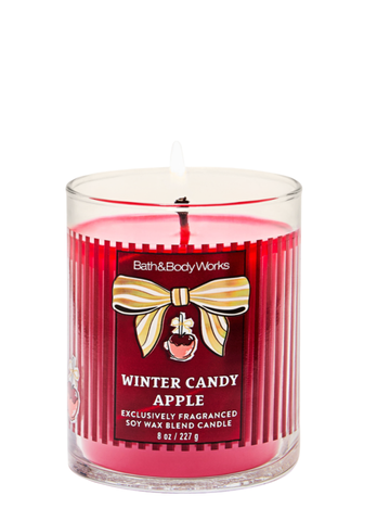 Ароматизована свічка на 1 гніт Bath & Body Works Winter Candy Apple 02028 фото