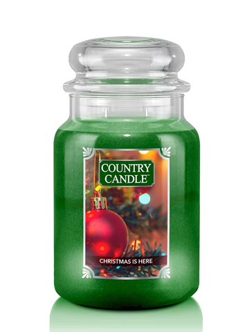 Ароматизована свічка на 2 гноти велика Kringle Candle Christmas is Here 03963 фото