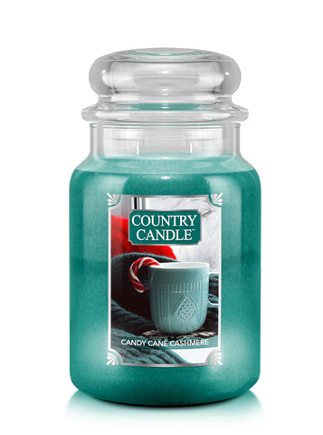 Ароматизована свічка на 2 гноти велика Kringle Candle Candy Cane Cashmere 03965 фото