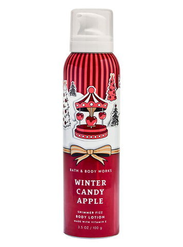 Лосьйон для тіла пінний з шимером Bath & Body Works Winter Candy Apple 02327 фото