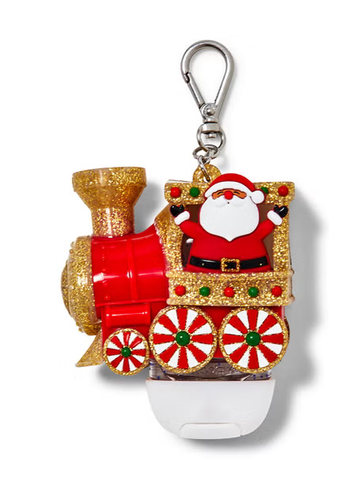 Тримач для антисептика Bath & Body Works Light-up Sound Holiday Santa Train KV1806 фото