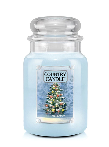 Ароматизована свічка на 2 гноти велика Kringle Candle 'Tis The Season 03967 фото