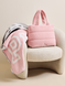Плед PINK Victoria`s Secret Cozy Plush Blanket Pink & Gray 04371 фото 3