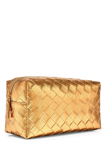 Косметичка Bath & Body Works Gold Woven Cosmetic Bag KV2254 фото